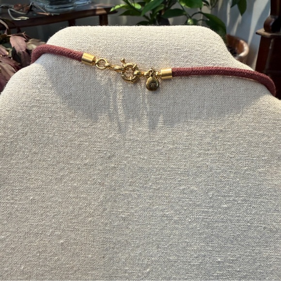 Madewell Gold Fringe Tassel Charm Boho Festival Statement Necklace 21” - Picture 3 of 5